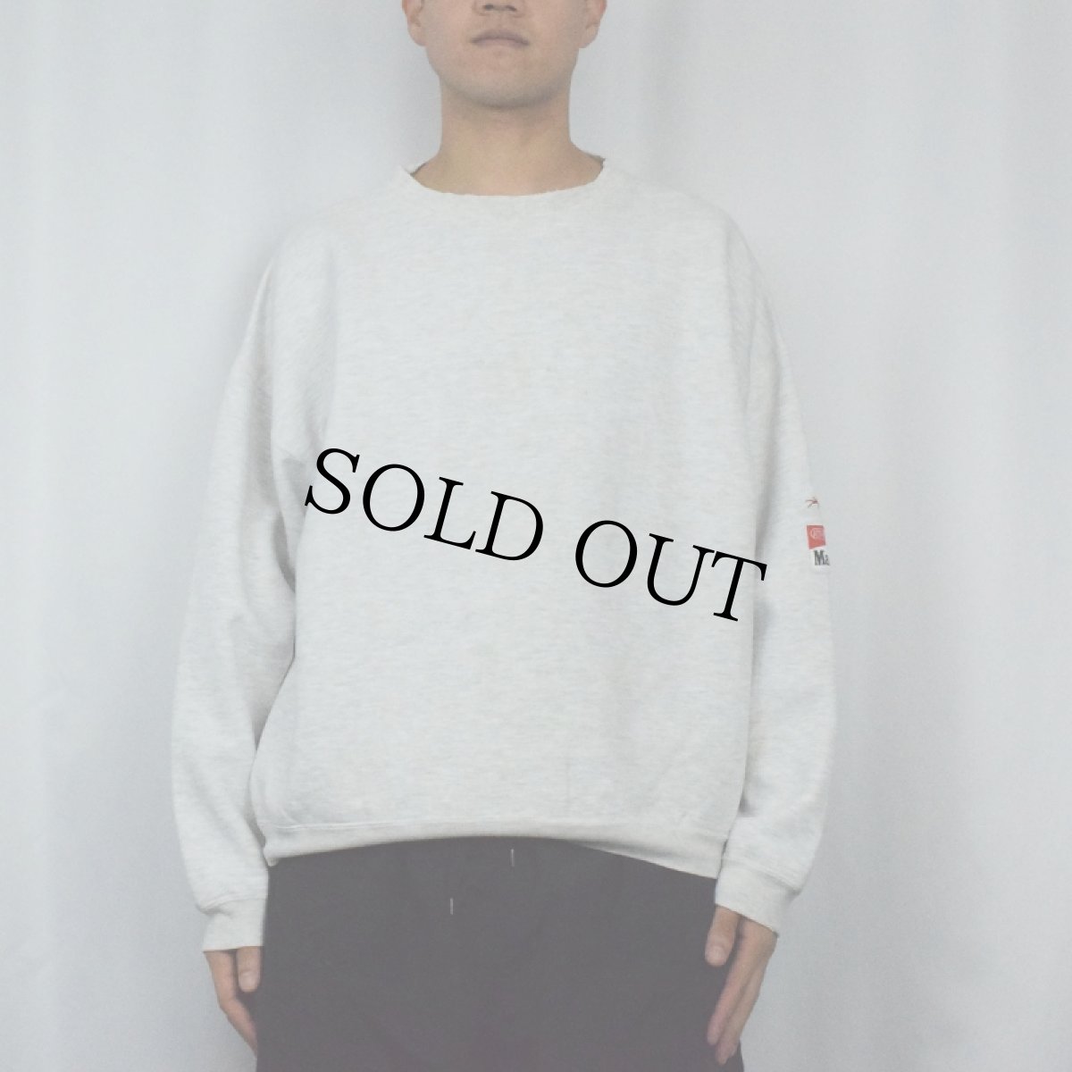 画像2: Marlboro ADVENTURE TEAM トカゲ刺繍 タバコ企業スウェット L (2)