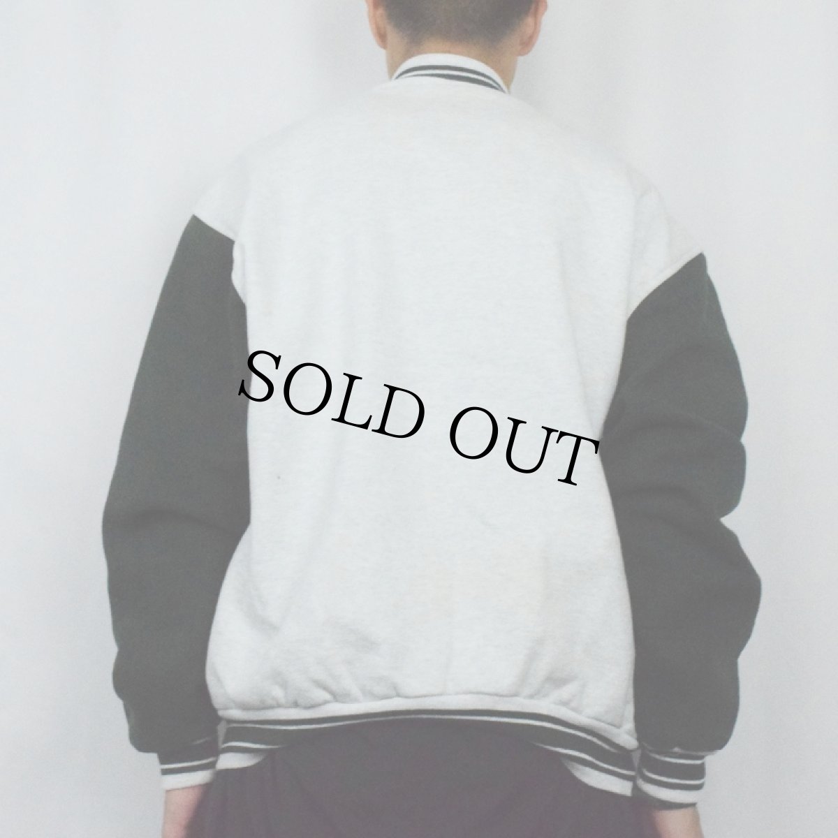 画像3: 7UP 飲料メーカー ロゴ刺繍 スウェットスタジャン XL (3)