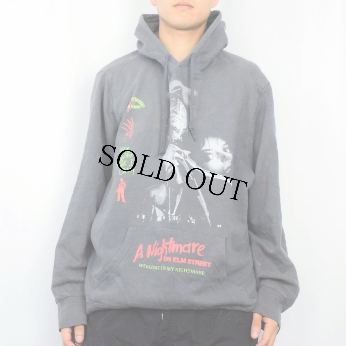 画像2: A Nightmare ホラー映画プリントスウェットフーディー 2XL (2)
