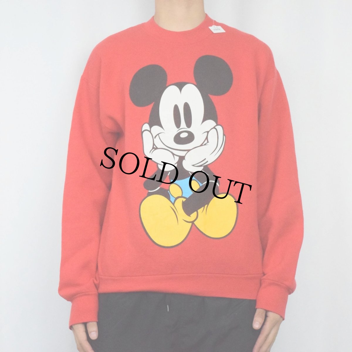画像3: 90〜2000's 青パンミッキー キャラクタープリントスウェット (3)