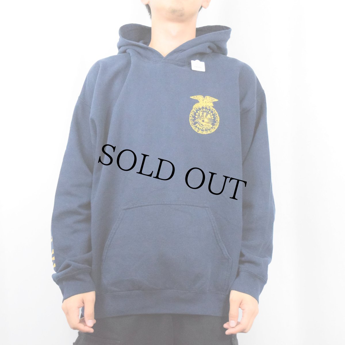 画像3: FFA "Keep on Keepin' on" プリントスウェットフーディー NAVY L (3)