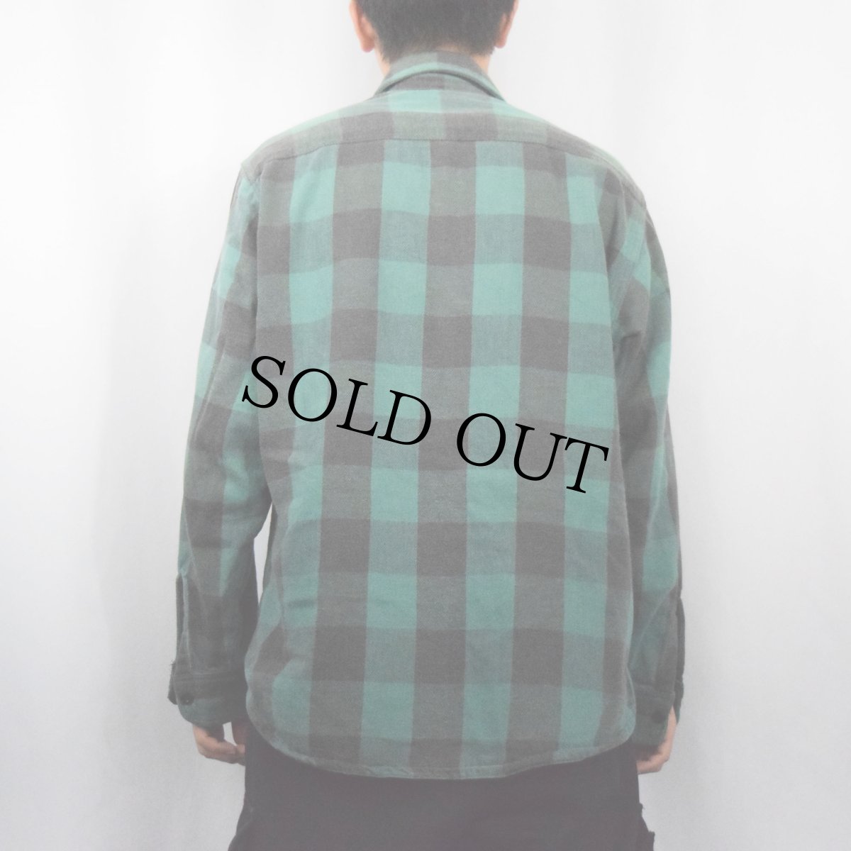 画像3: 70〜80's Prentiss USA製 バッファローチェック柄 ヘビーネルシャツ L (3)