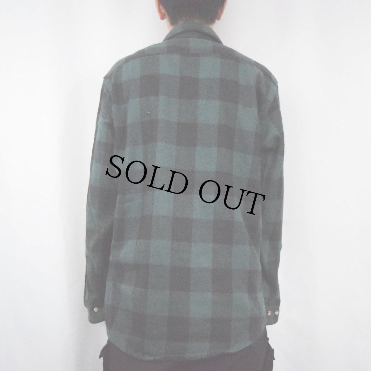 画像3: 90's FIELD MASTER USA製 バッファローチェック柄 ヘビーネルシャツ M (3)