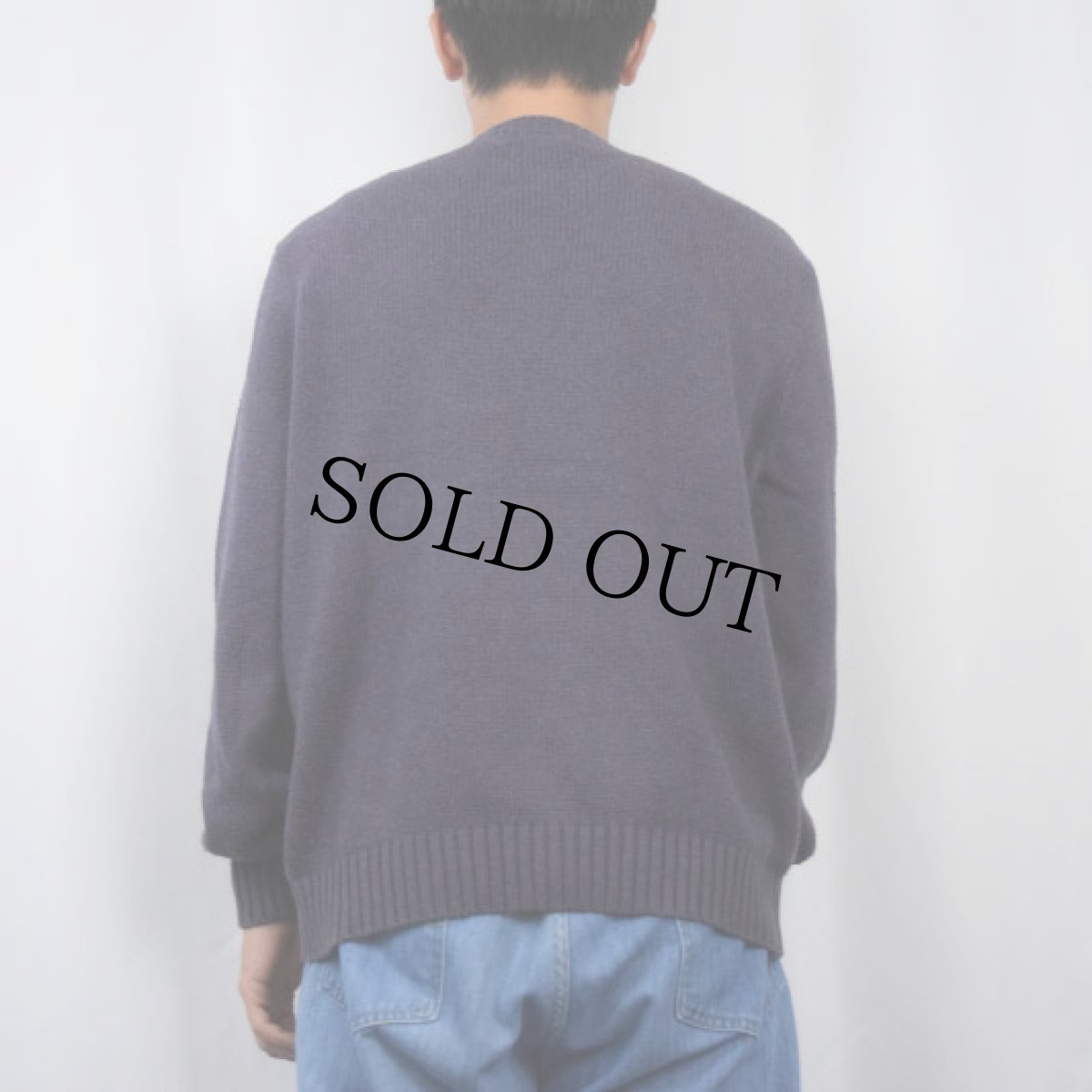 画像3: POLO Ralph Lauren ロゴ刺繍 コットンニットセーター L (3)