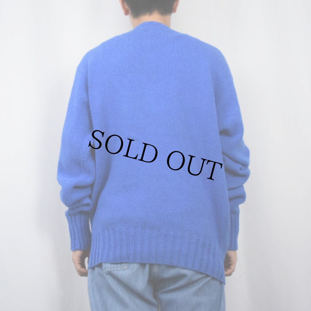 画像3: POLO Ralph Lauren ロゴ刺繍 コットンニットセーター M (3)