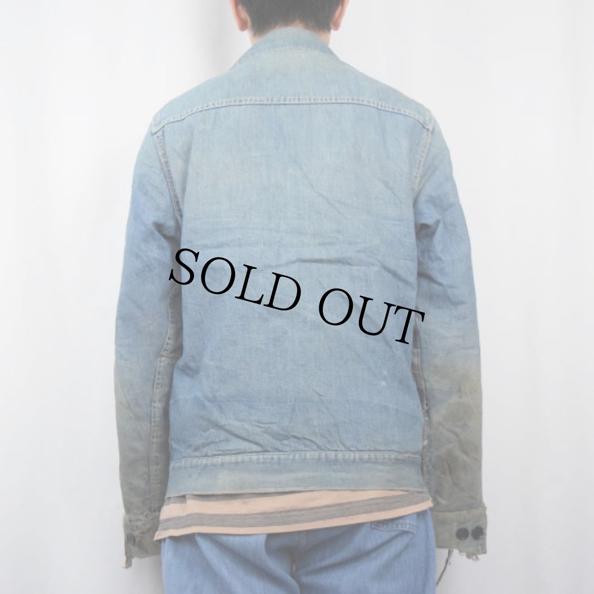 画像3: 70's BIG SMITH キルティングライナー デニムワークジャケット SIZE40 (3)