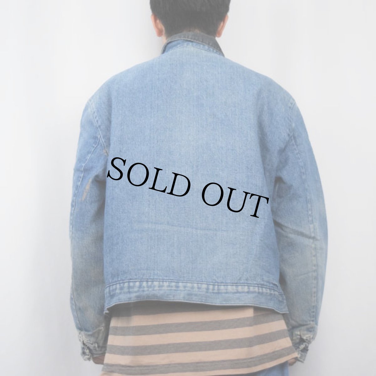 画像3: 70〜80's BIG BEN USA製 ブランケットライナー デニムジップジャケット SIZE48 (3)