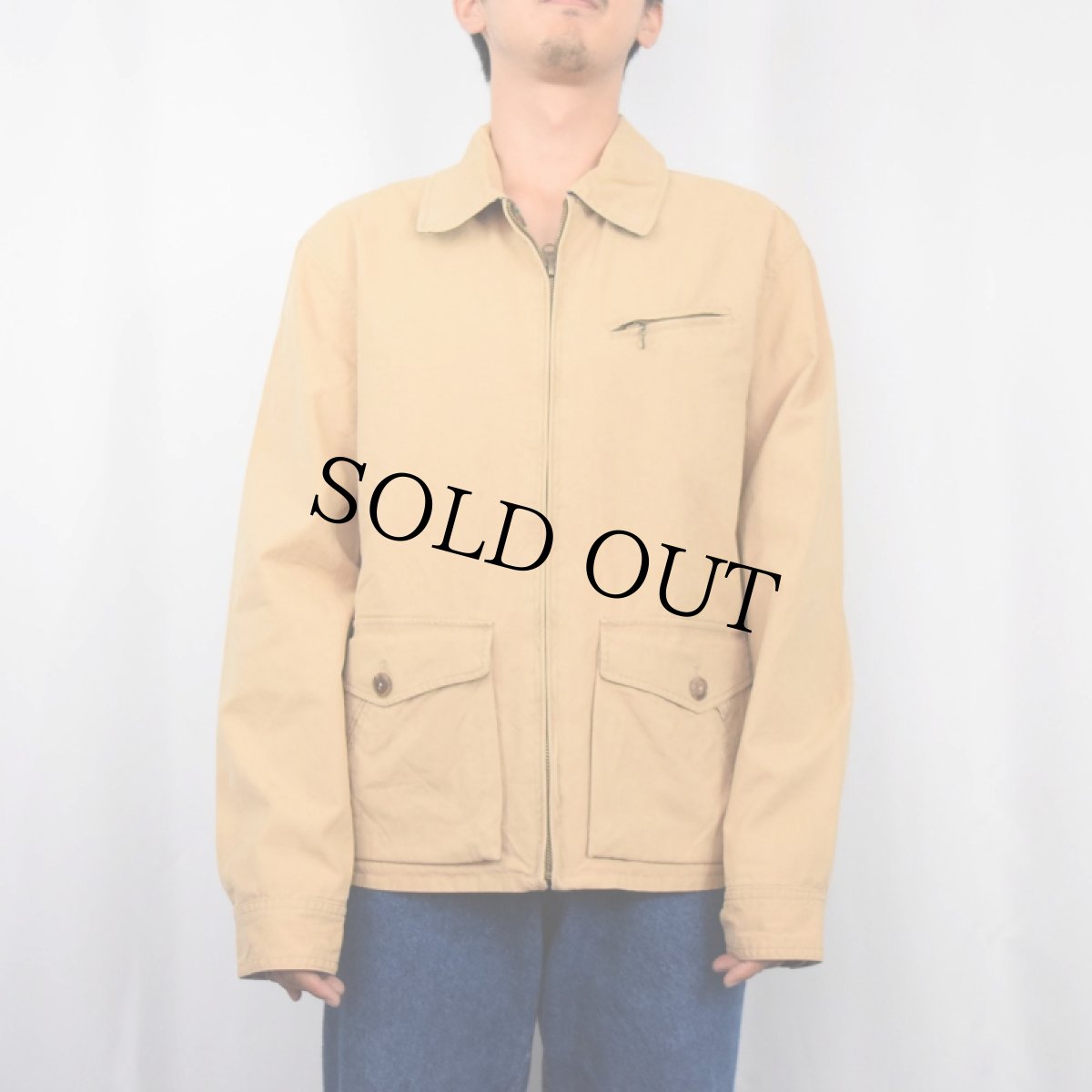 画像3: POLO Ralph Lauren マドラスチェック柄 リバーシブル コットンジップジャケット M タグ付き (3)