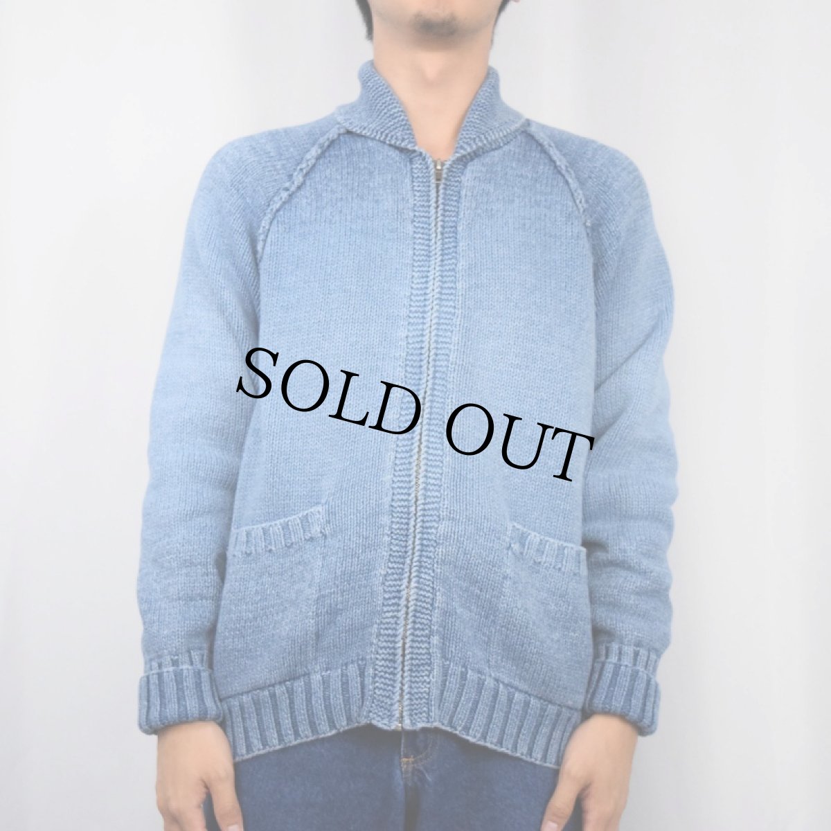 画像2: POLO Ralph Lauren コットンニットジップジャケット L (2)