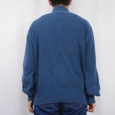 画像3: 80〜90's L.L.Bean USA製 ヘンリーネック コットンニットセーター (3)