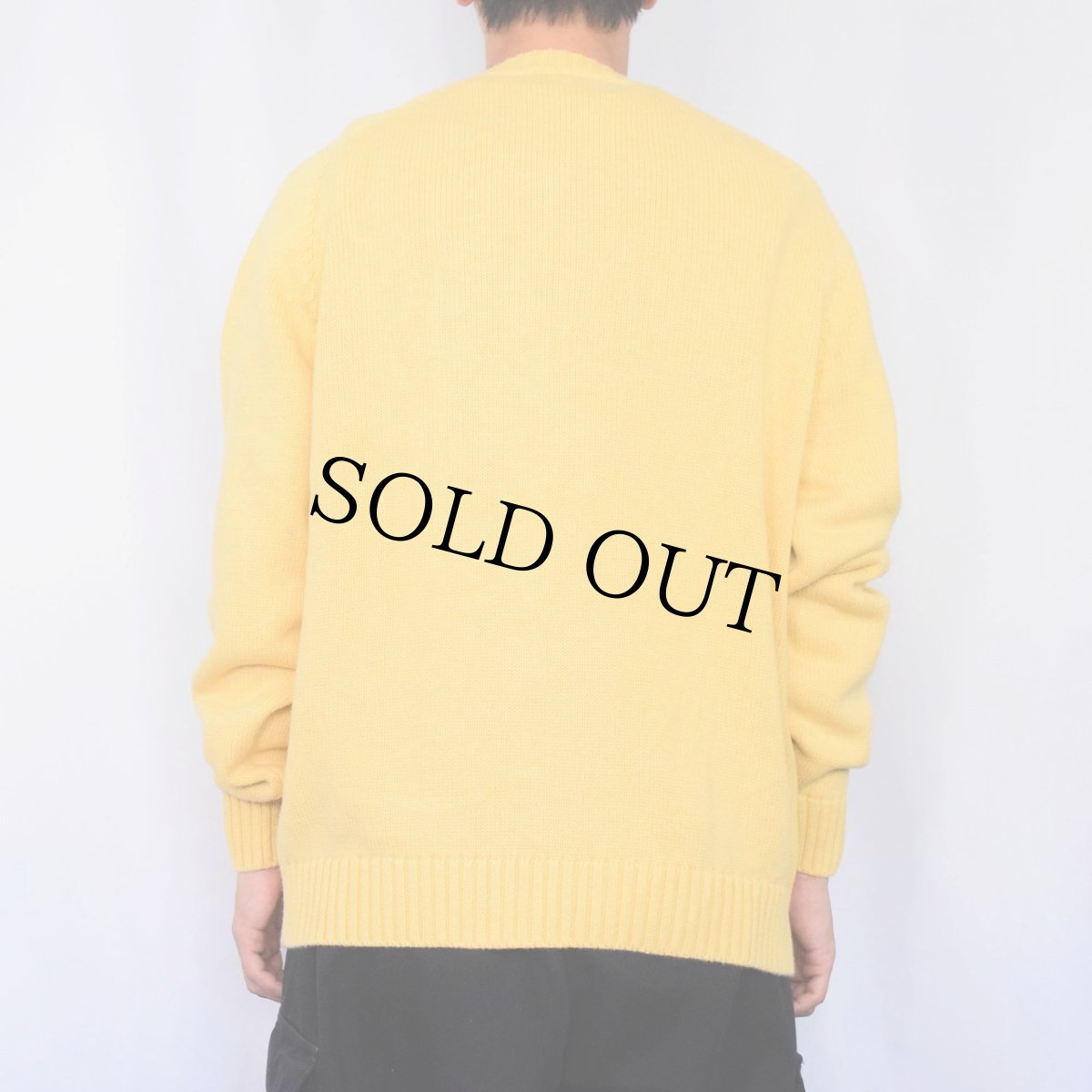 画像3: 90's LANDS'END JAPAN製 コットンニットセーター L (3)