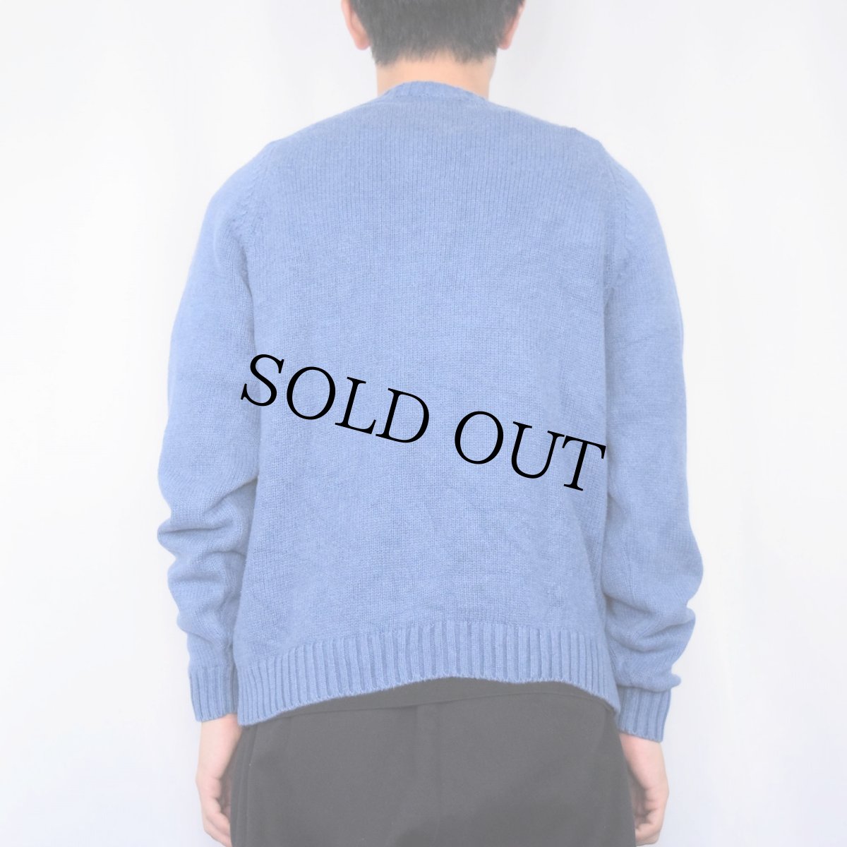 画像3: 90's LANDS'END JAPAN製 コットンニットセーター M (3)