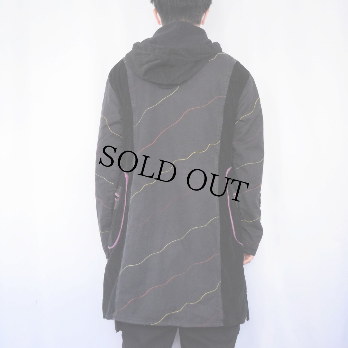 画像3: macha コーデュロイ切り替え デザインジャケット XL (3)