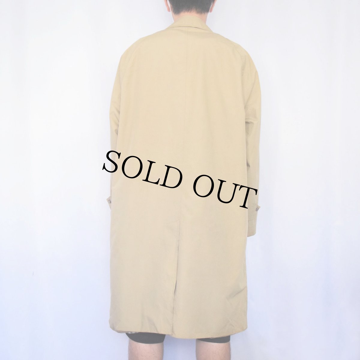 画像3: 〜80's Burberrys' SPAIN製 "一枚袖" ステンカラーコート (3)