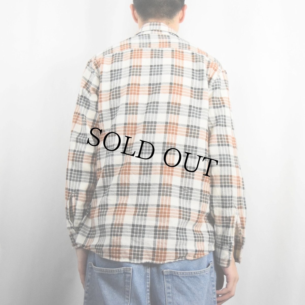 画像3: 80〜90's OZARK TRAIL チェック柄 プリントネルシャツ (3)