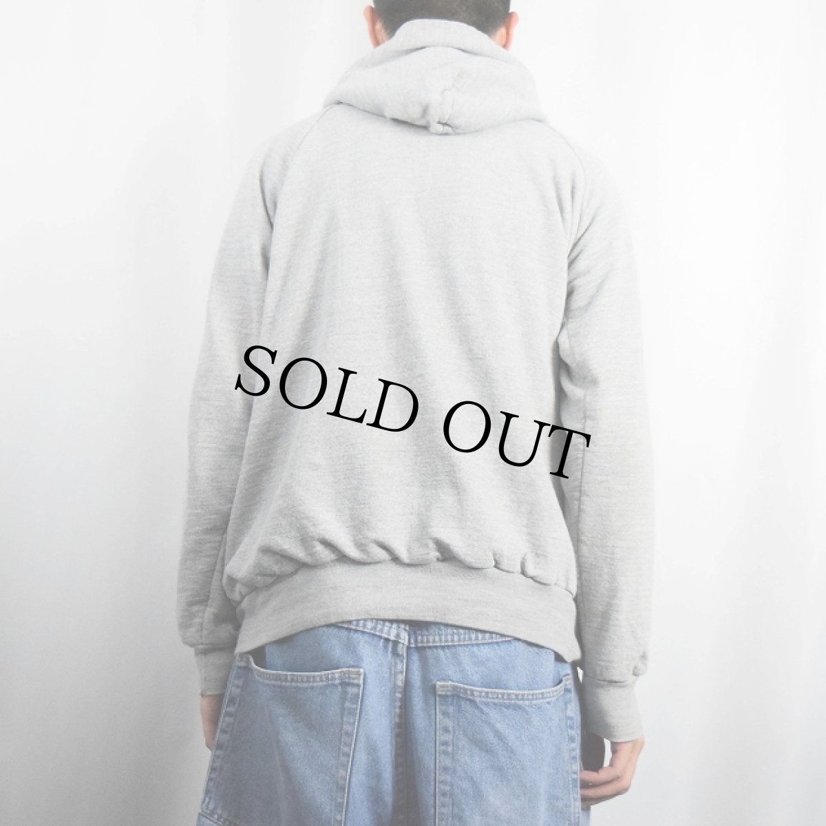 画像3: WOODLAND 裏サーマル 無地 スウェットジップパーカー (3)