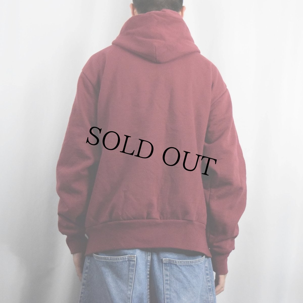 画像3: 90's CANMBER USA製 裏サーマル プリント スウェットジップパーカー XL (3)