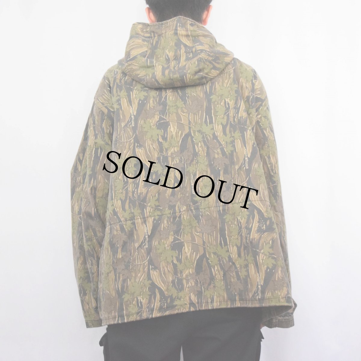 画像3: MSI International スモーキーブランチカモ柄 アノラックパーカー XL (3)