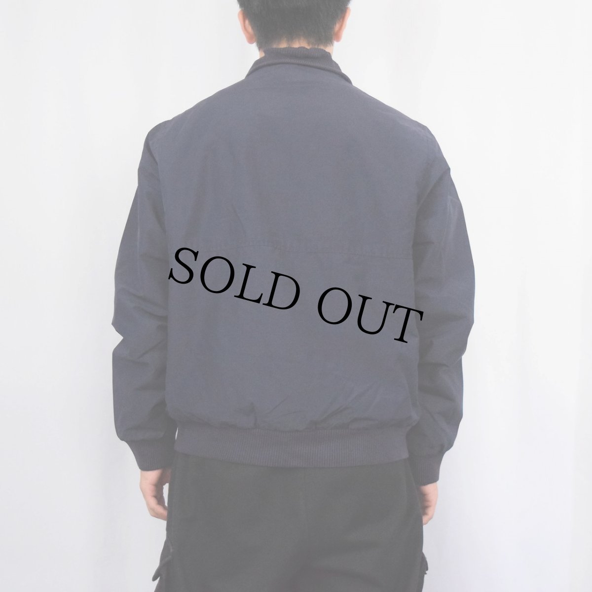 画像3: POLO Ralph Lauren ロゴ刺繍 コットン×ナイロンジャケット NAVY S (3)