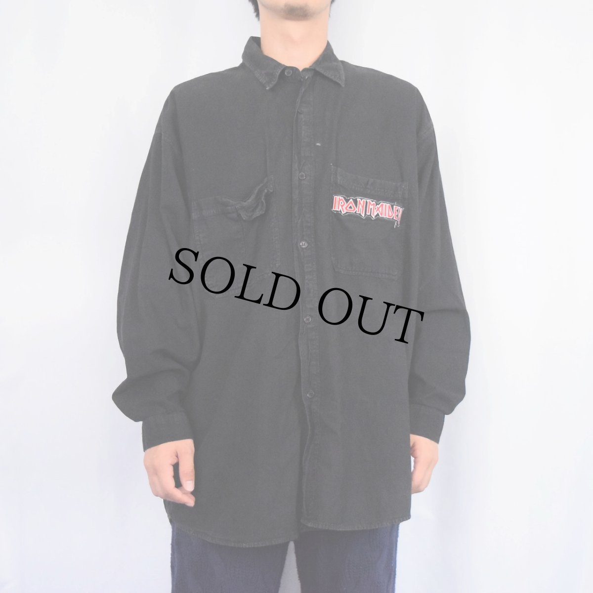 画像3: IRON MAIDEN "A REAL DEAD ONE" ヘヴィメタルバンドシャツ BLACK (3)