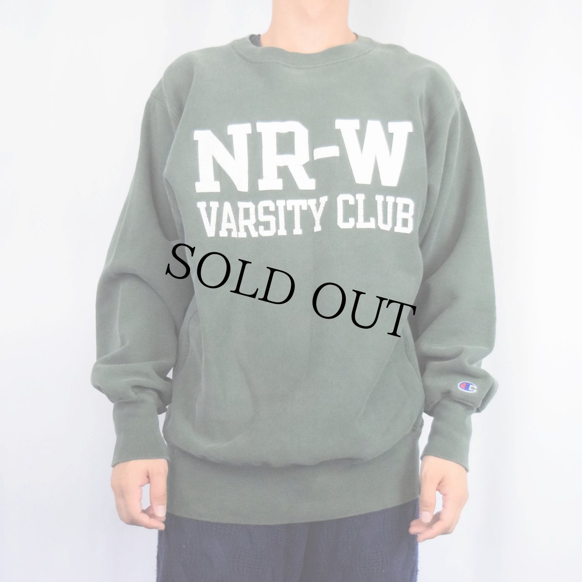 画像2: 90's Champion REVERSE WEAVE USA製 "NR-W" プリントスウェット XL (2)