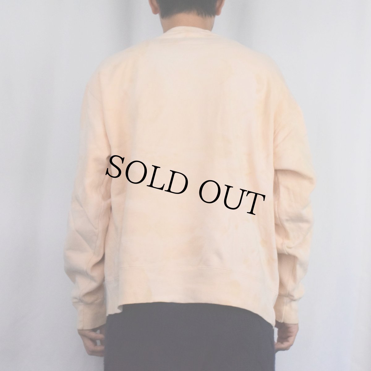 画像3: 90's Champion USA製 タイダイ 前V ロゴ刺繍スウェット XL (3)