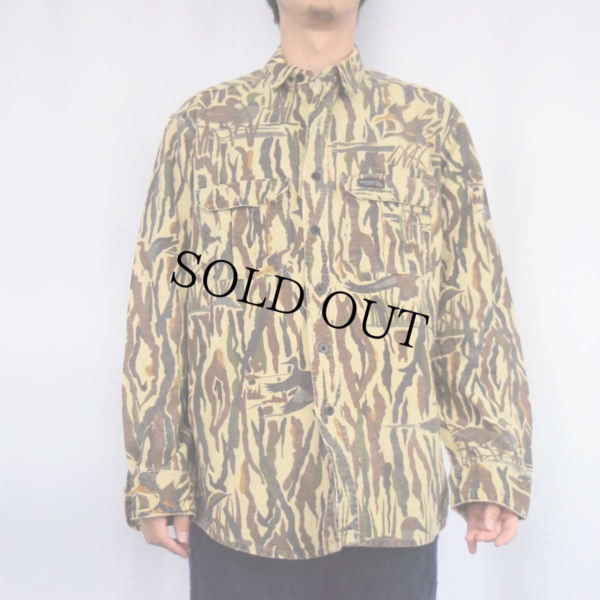 画像2: RATTLERS USA製 カモ柄 ハンティングシャツ (2)