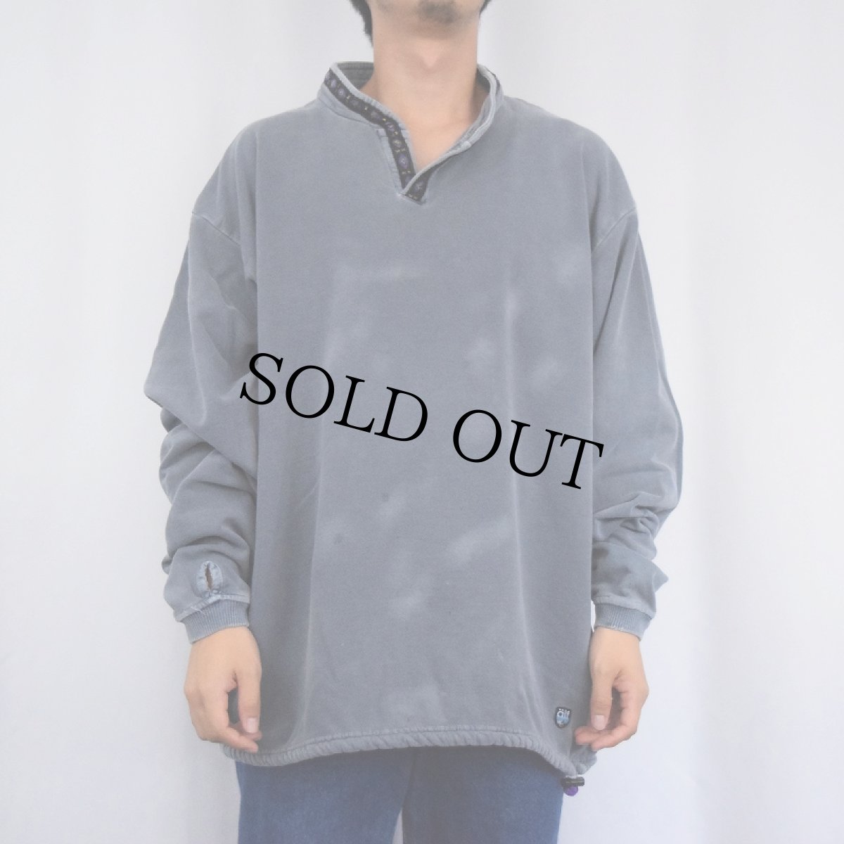 画像2: 90's alf チロリアンテープ スウェット XXL (2)