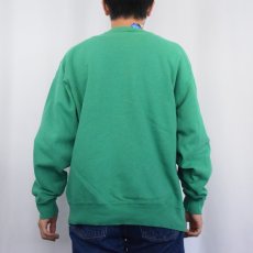 画像3: 90's Champion USA製 前V ロゴ刺繍スウェット XL (3)
