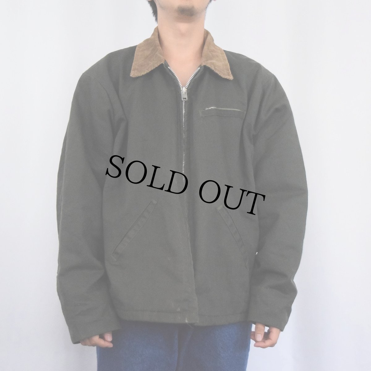 画像2: 70's Key IMPERIAL キルティングライナー ワークジャケット (2)