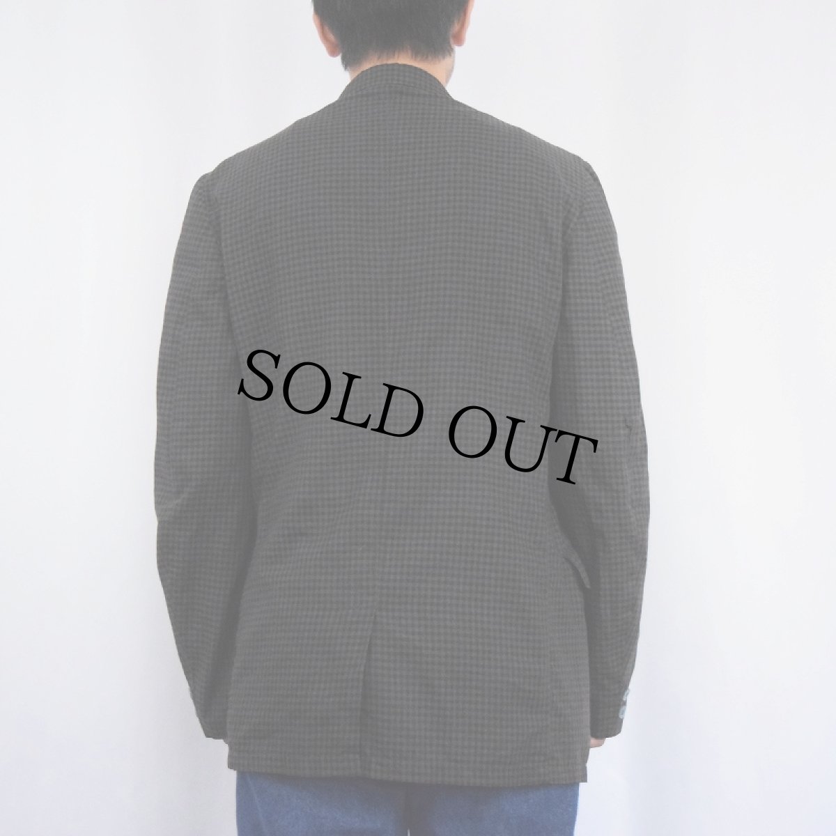 画像3: 【SALE】 〜80's チェック柄 テーラードジャケット SIZE40 (3)