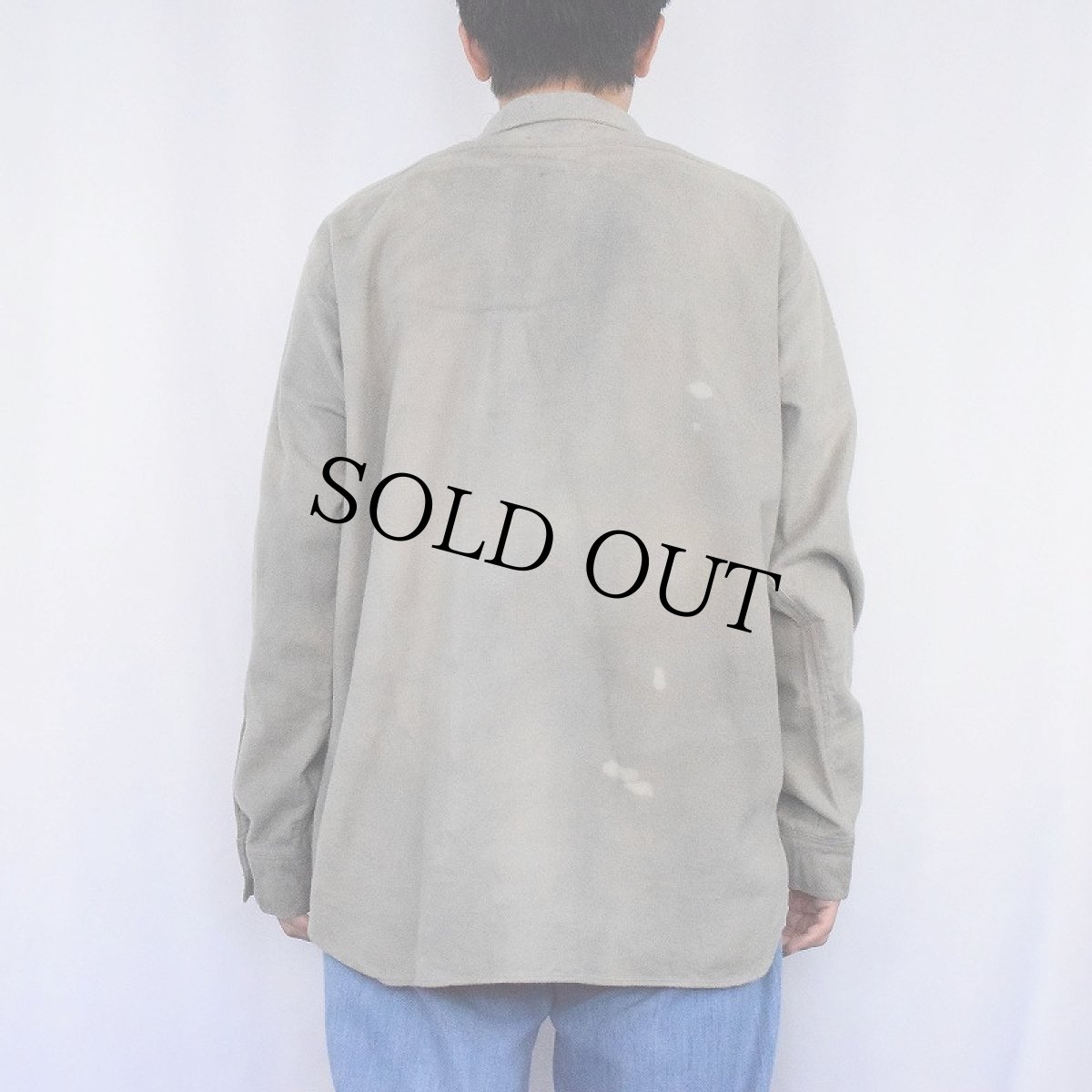 画像3: 40〜50's ROOMY RICHAR マチ付き ネルシャツ (3)