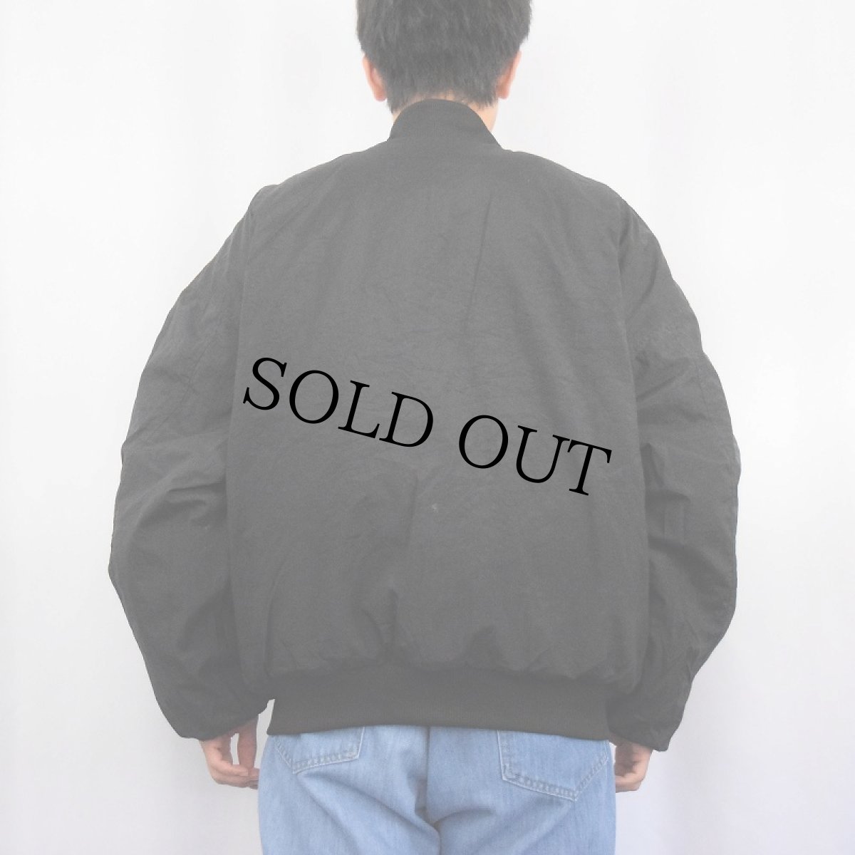 画像7: 90's〜 NIKE ロゴ刺繍 リバーシブル キルティング ナイロンジャケット BLACK L (7)