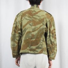 画像3: 50〜60's FRENCH ARMY リザードカモ TAP47/56 HBT パラトルーパージャケット (3)