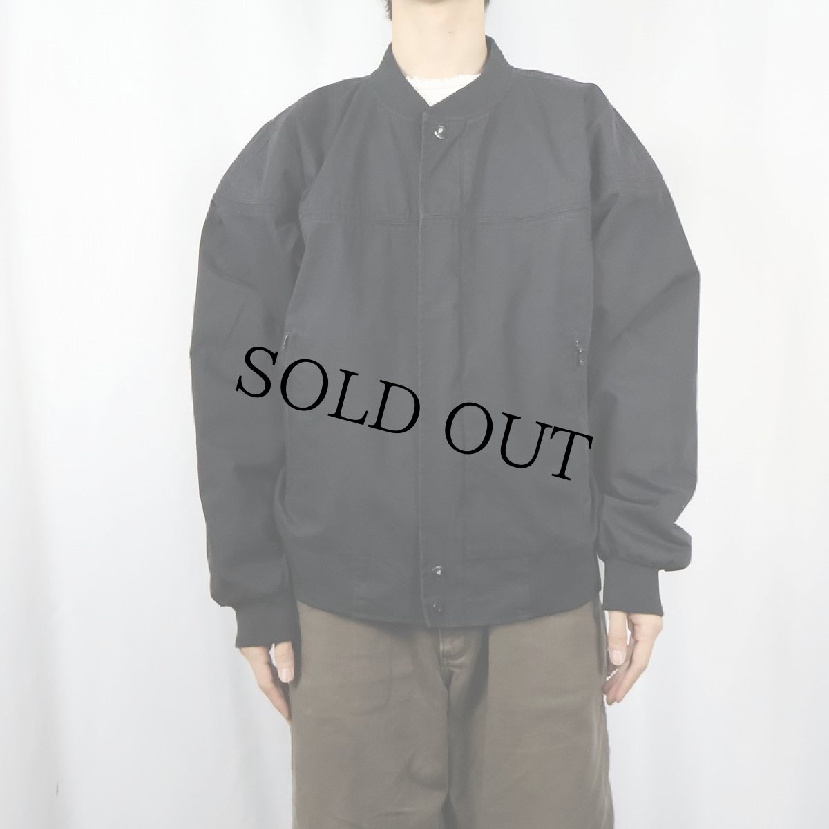 画像2: 90〜2000's KNIGHTSBRIDGE ダービージャケット BLACK L (2)