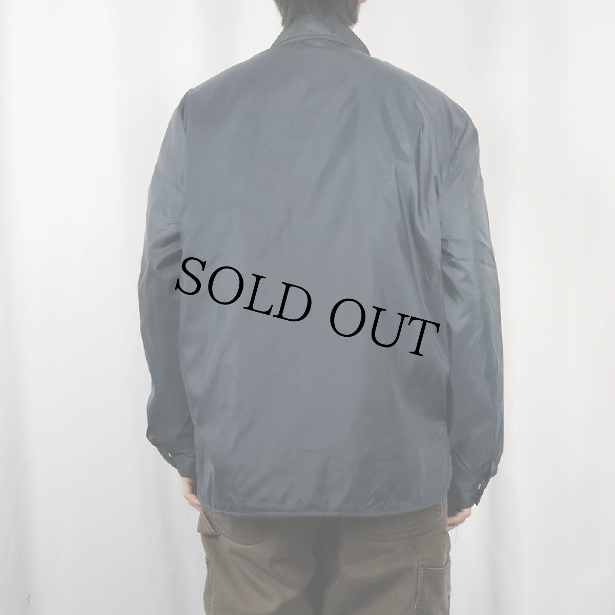 画像3: 60's TOWNCRAFT Penneys 中綿入り ナイロンコーチジャケット NAVY M (3)