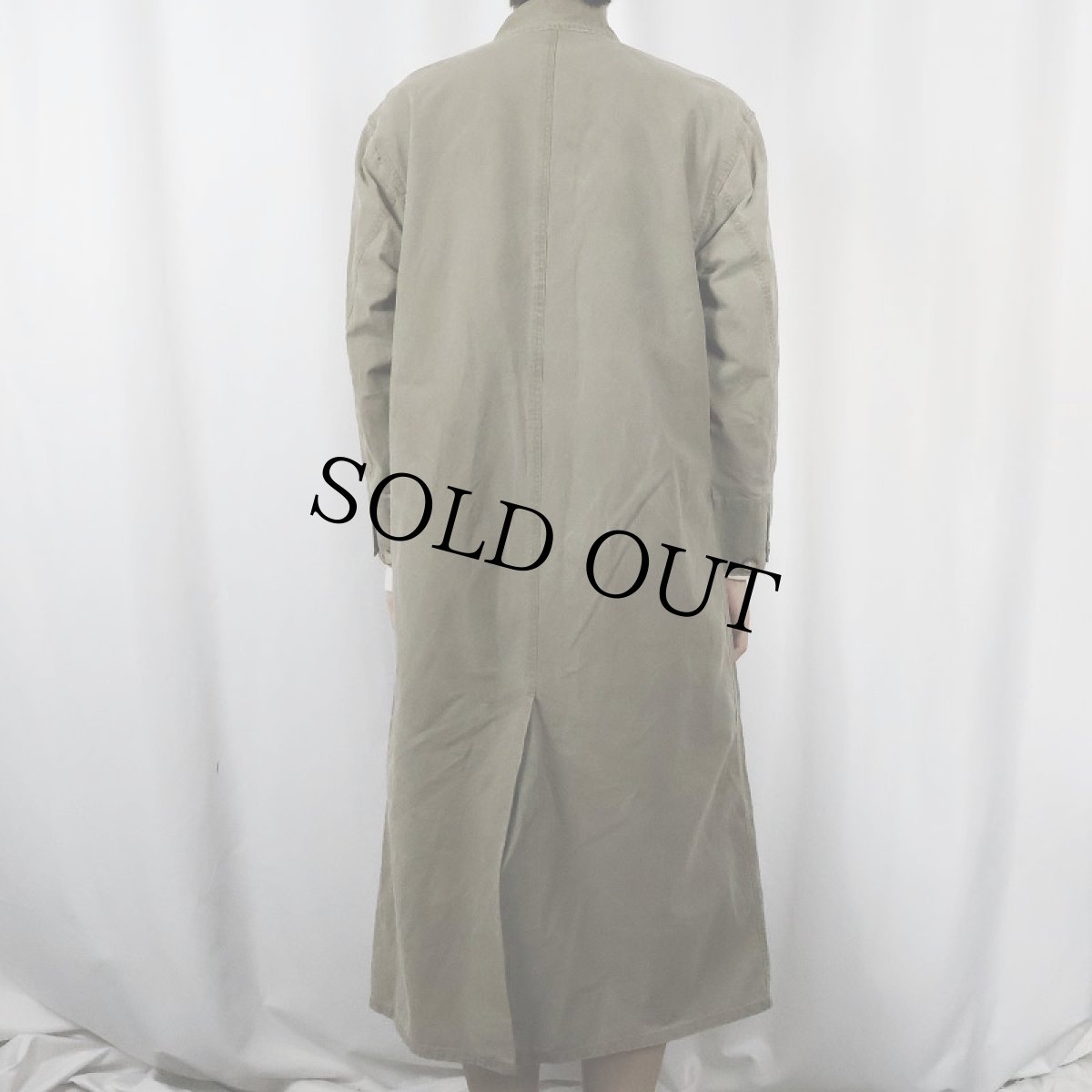 画像3: 80's BANANA REPUBLIC コットンコート M (3)