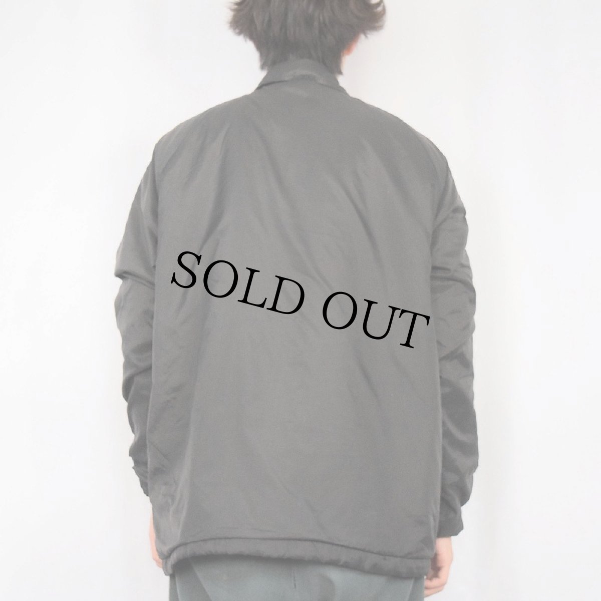 画像3: 80〜90's OZARK TRAIL 裏ボア コーチジャケット BLACK L (3)