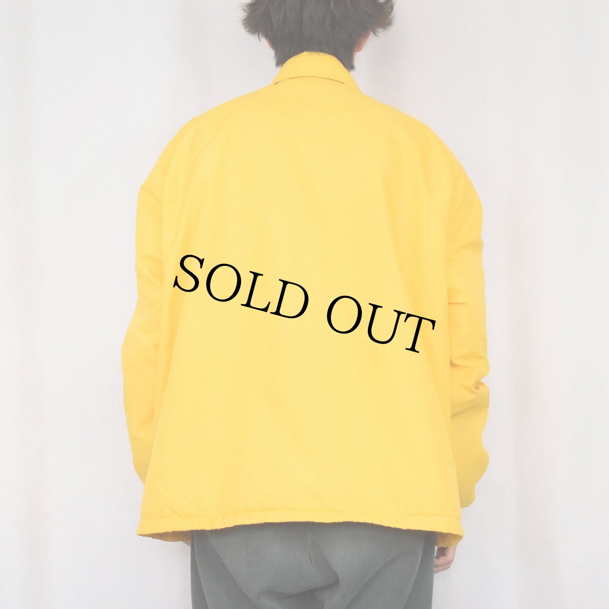 画像3: 80's Champion USA製 "STADIUM BOOKSTORE STAFF" 裏ボア ナイロンコーチジャケット XL (3)