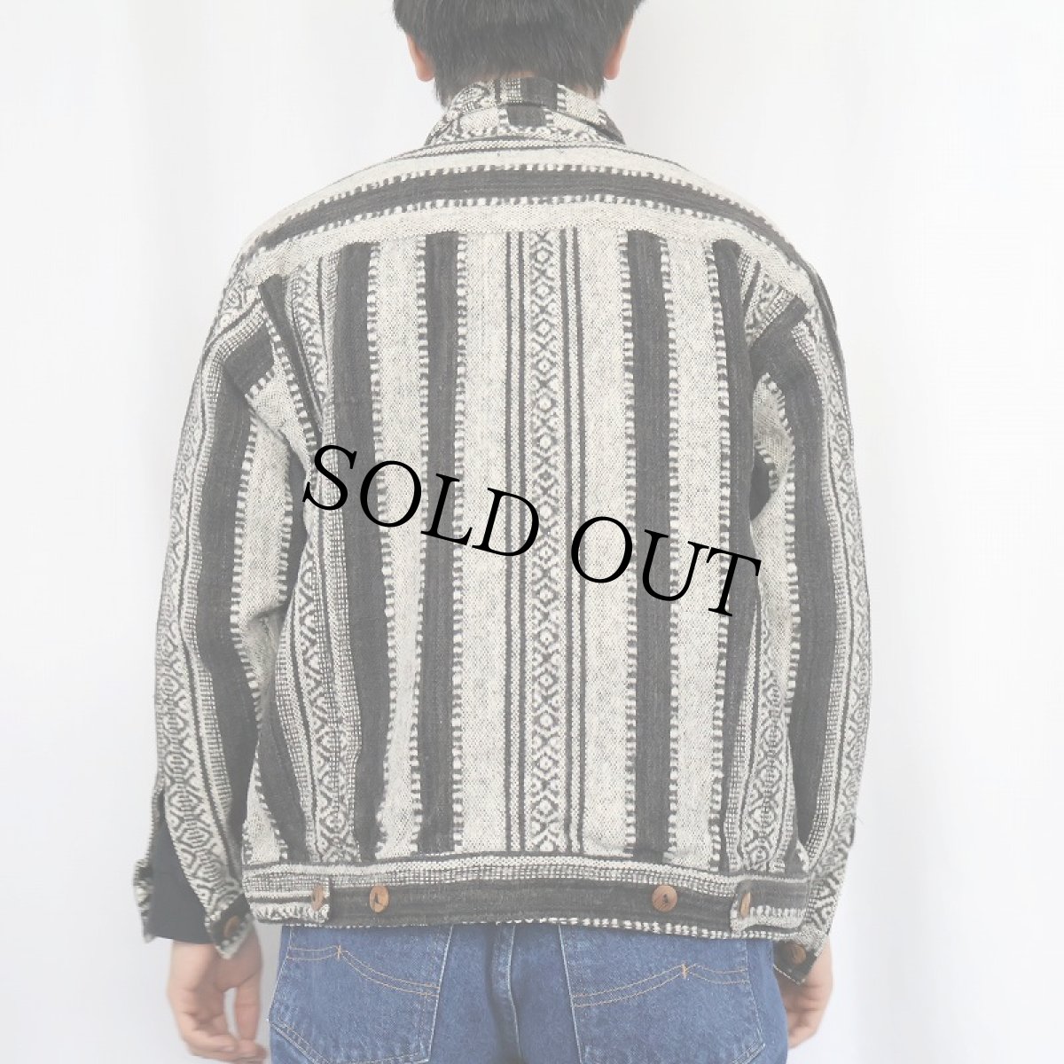 画像3: ネイティブ柄織り ジャケット (3)