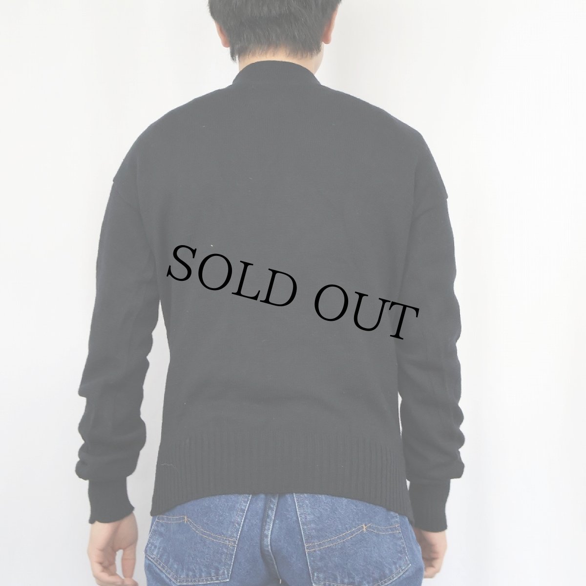 画像3: 70's U.S.NAVY GOBウールニットセーター NAVY LARGE (3)