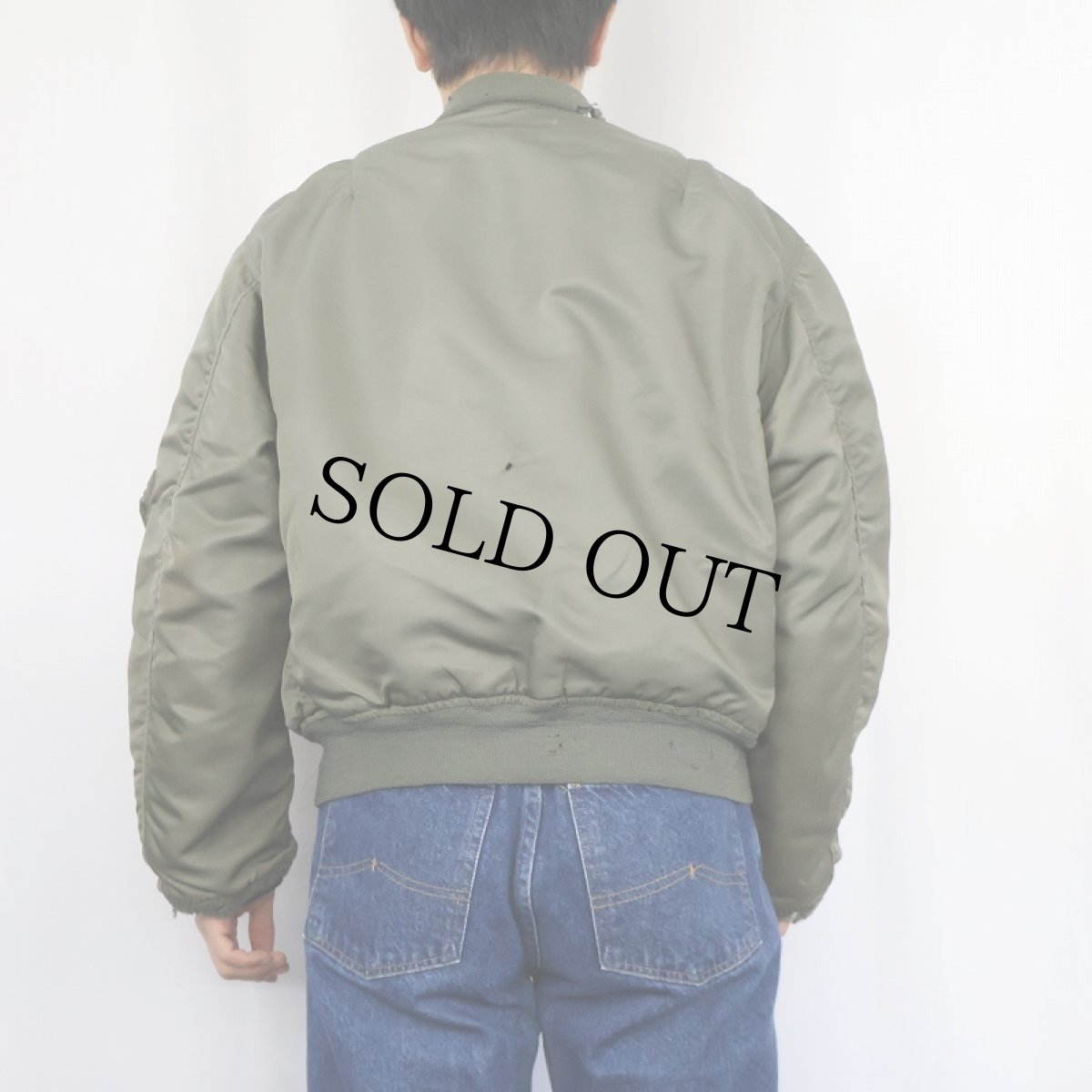 画像3: 70's U.S.AIR FORCE L-2B フライトジャケット LARGE (3)