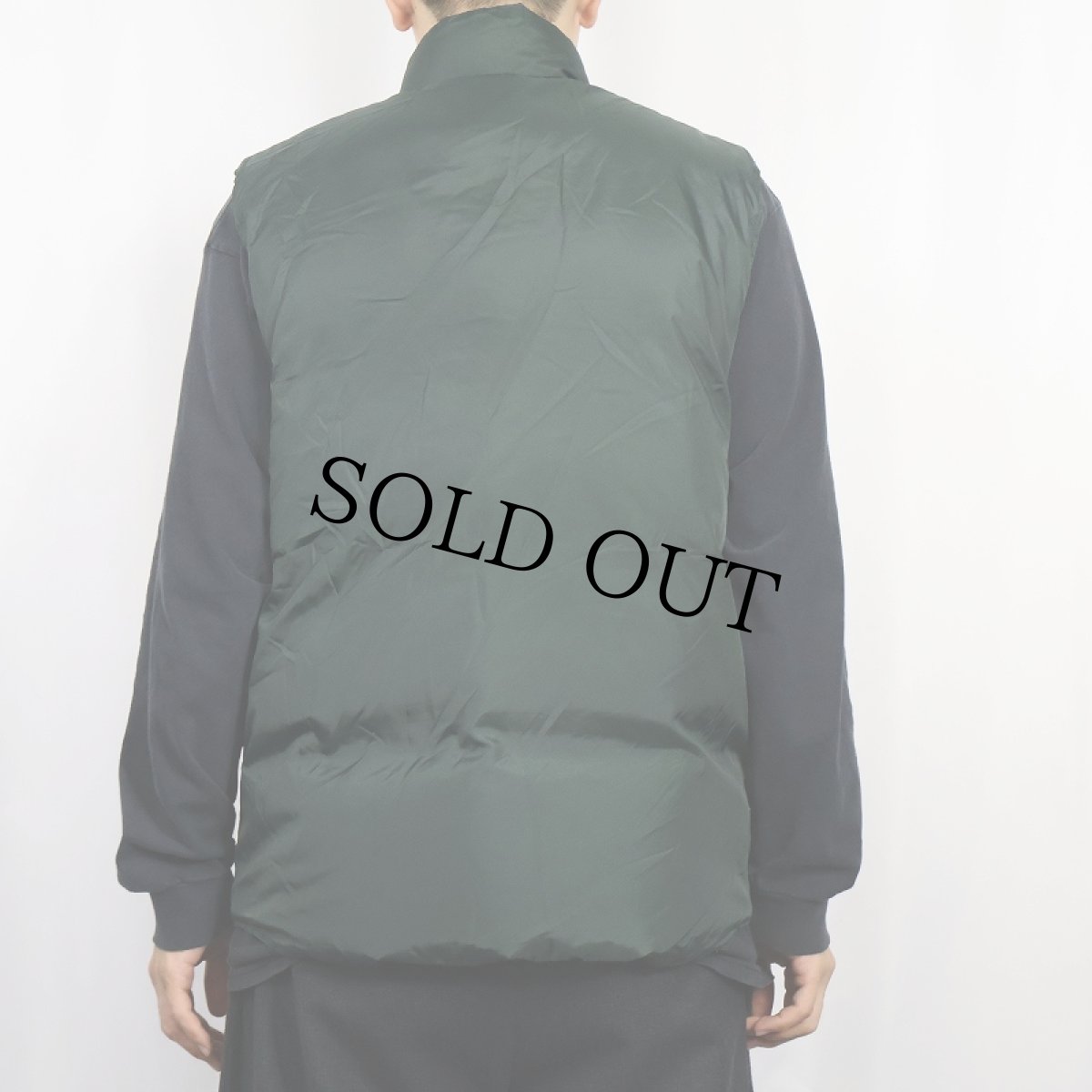 画像6: POLO Ralph Lauren ロゴ刺繍 リバーシブル ダウンベスト M (6)