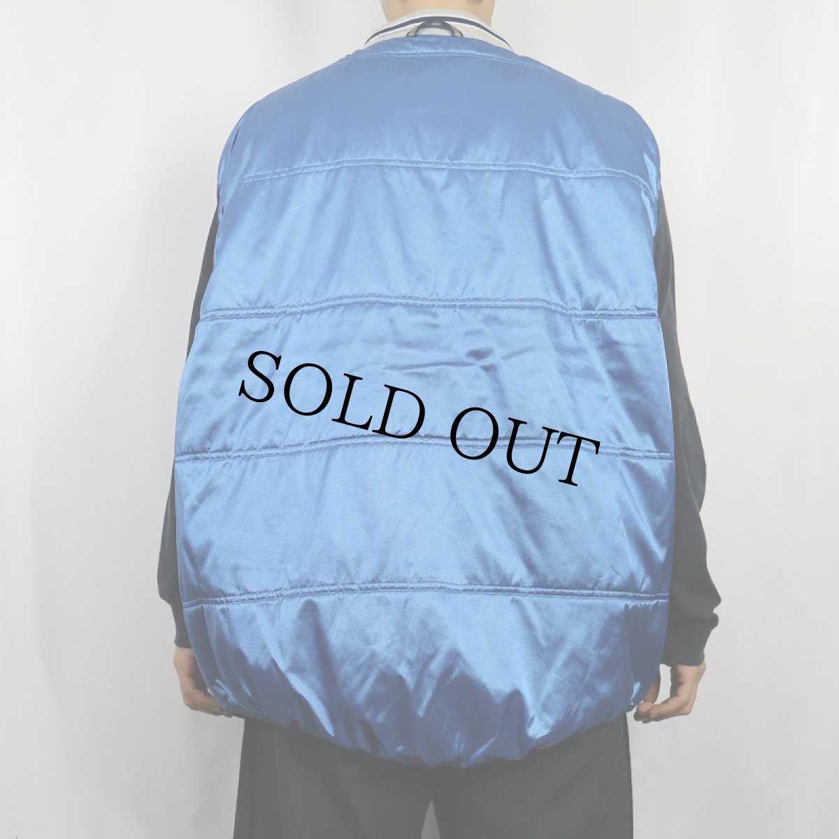 画像3: 90〜2000's NIKE ロゴ刺繍 シャイニーベスト (3)