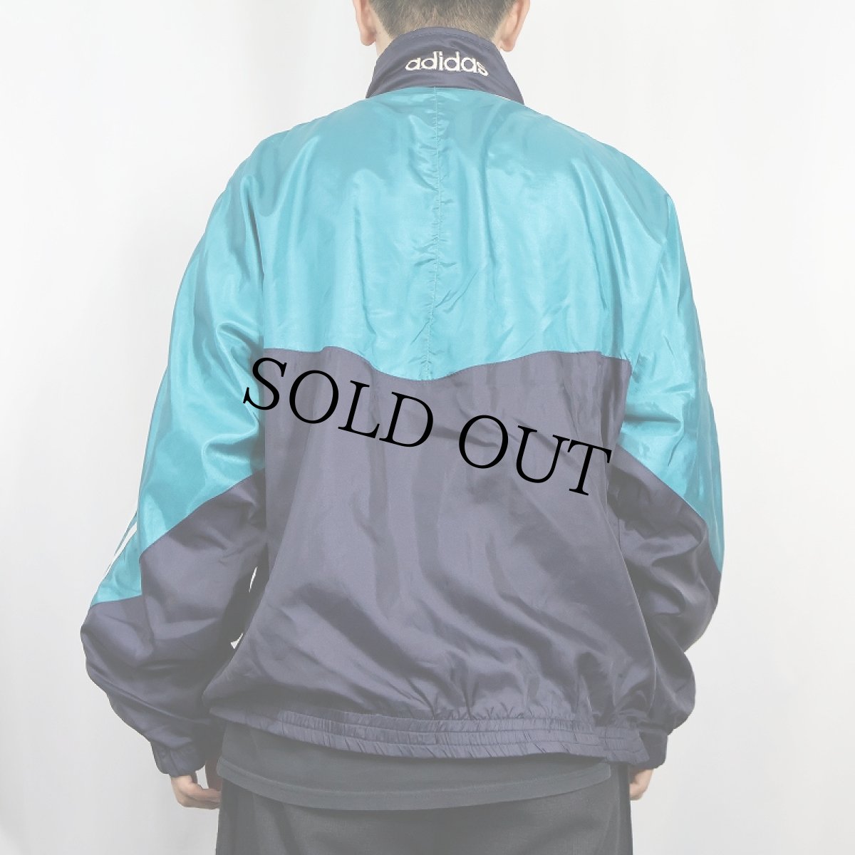 画像3: 80's adidas マルチカラー ジップジャケット L (3)