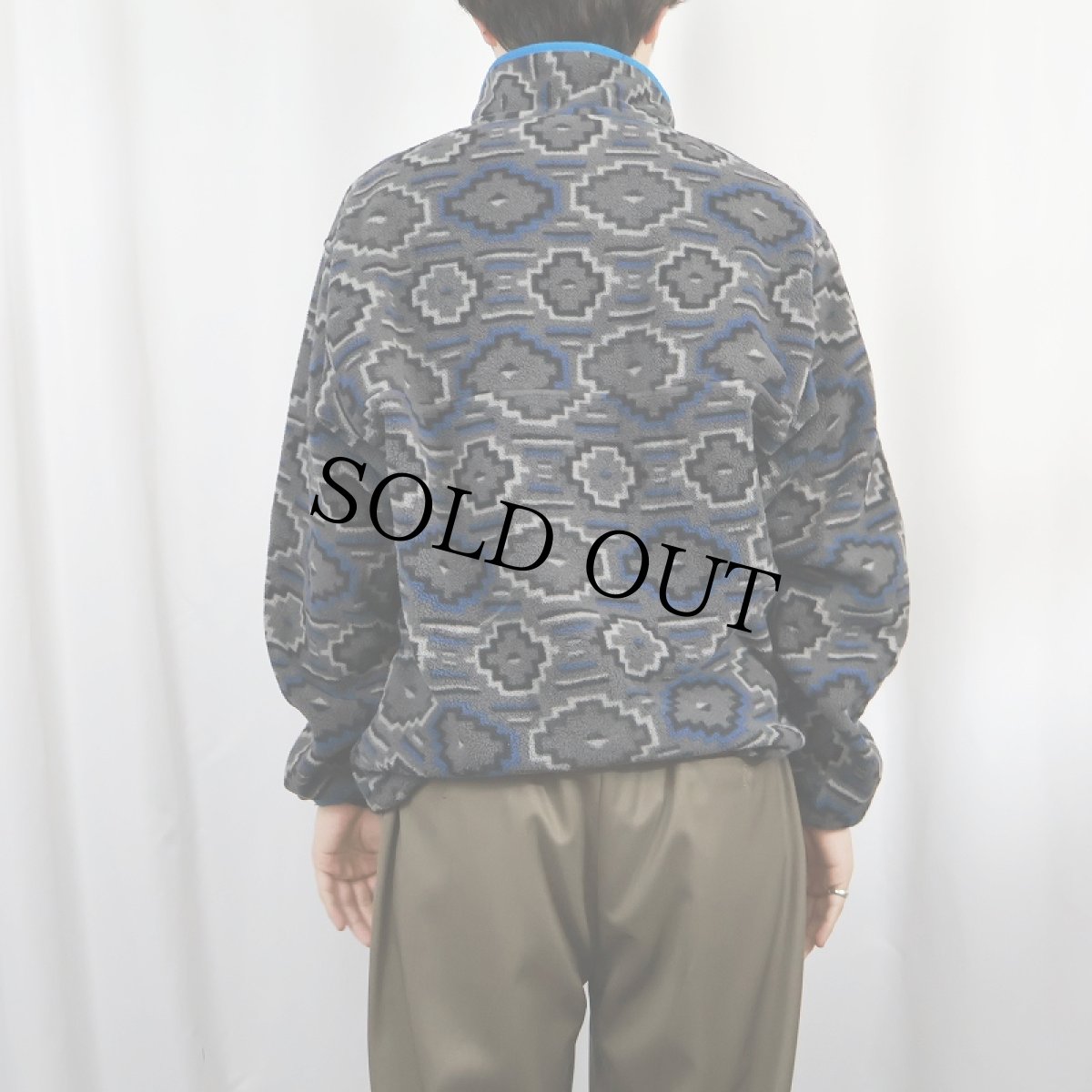 画像3: 2012AW Patagonia 総柄 スナップT M (3)