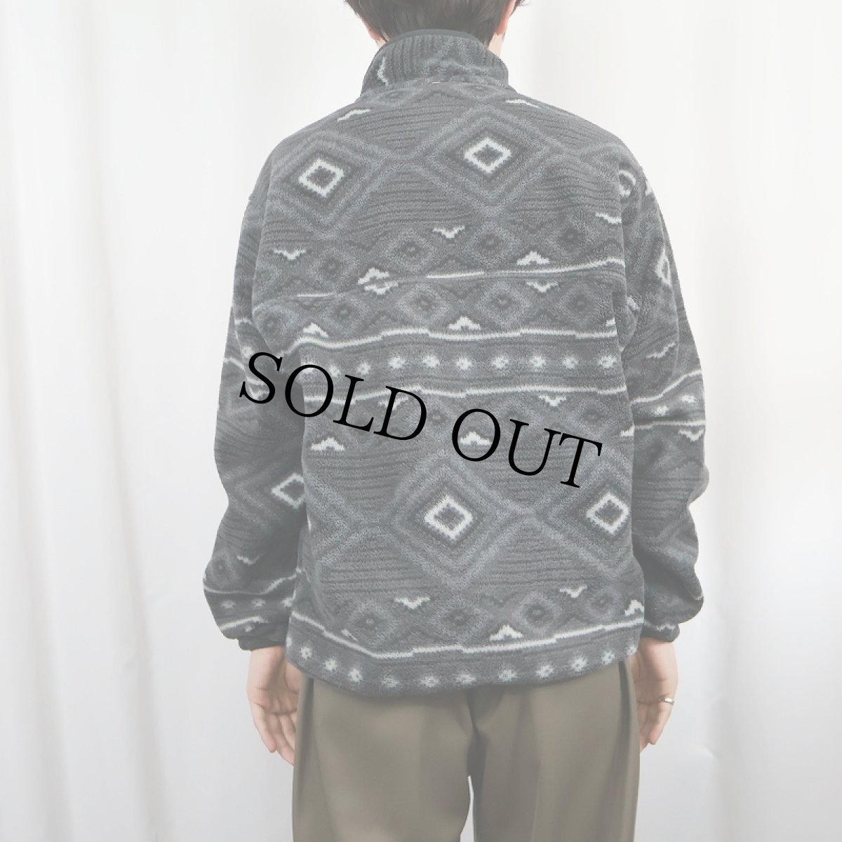 画像3: 2013AW Patagonia 総柄 スナップT M (3)