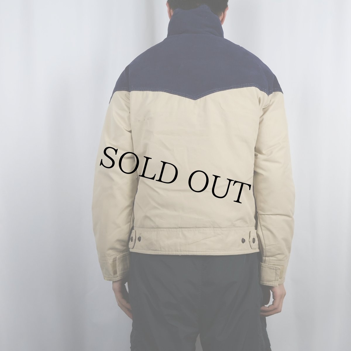 画像3: 70〜80's HIGH SLOPE ウエスタンヨーク ダウンジャケット M (3)