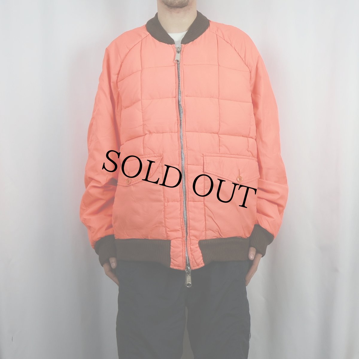 画像5: 70〜80's THERMO KING CANADA製 リバーシブル キルティングダウンジャケット XL (5)