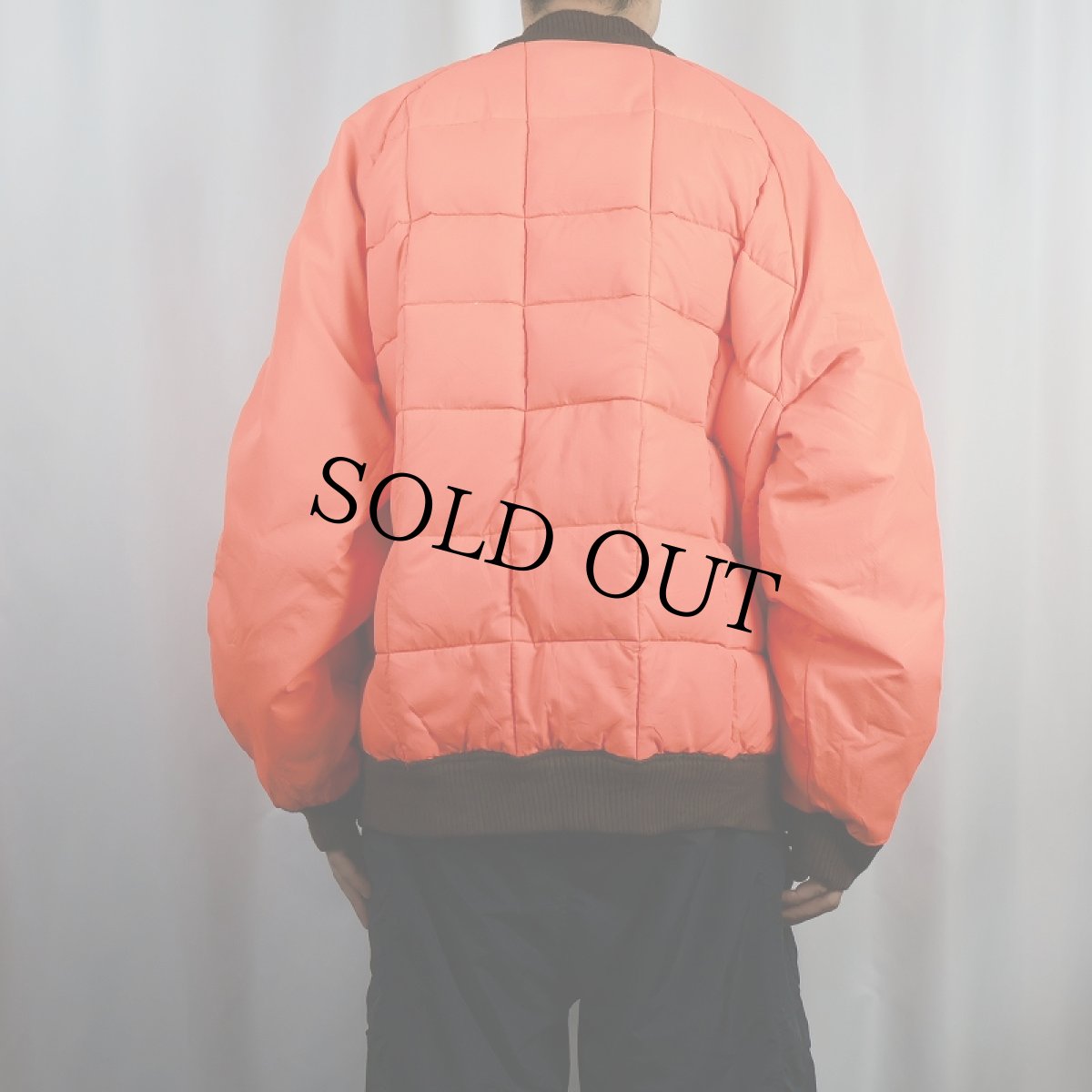 画像6: 70〜80's THERMO KING CANADA製 リバーシブル キルティングダウンジャケット XL (6)